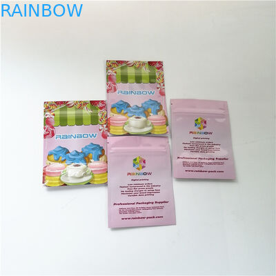 فویل آلومینیومی گلدان 3.5oz ایستاده کیسه زیپ چاپ دیجیتال کیسه کیسه های بسته بندی پودر مالتار