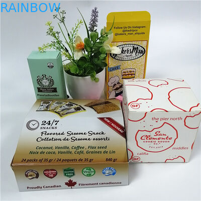 کیک OEM بسته بندی جعبه کاغذ 350 گرم کاغذ بسته بندی بسته بندی مواد غذایی با کیفیت بالا