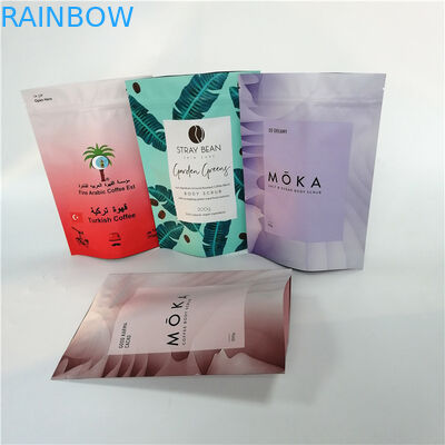 بایستید کیسه های فویل گاست بسته بندی کیسه های قهوه آسیاب ضد آب با شیر