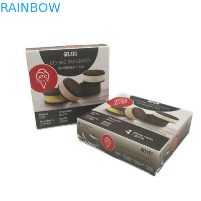 چاپ سفارشی جعبه کاغذی پوشش پوشش چاپ چاپ سفارشی CMYK رنگ برای آرد کیک