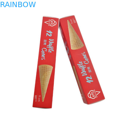 بسته بندی بستنی بستنی CMYK Color آرم سفارشی جعبه کاغذی برای بسته بندی کوکی ها