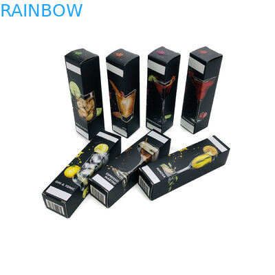 جعبه کاغذی سبک مات و بسته بندی تاشو جعبه تاشو رنگ CMYK برای نوشیدنی ها