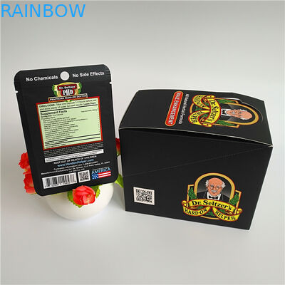 کیسه های Mylar قابل بازجویی قابل حمل Ziplock کیسه ضد عطر و بو برای گل های خشک ویتامین های مواد غذایی Gummies ذخیره سازی تنقلات