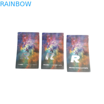 50 میلی گرم 70 میلی گرم 125 میلی گرم بچه اثبات کیسه کوچک Mylar سفارشی بوی ضد آب نبات مات Ziplock پلاستیک مواد غذایی Gummies کیسه های برش