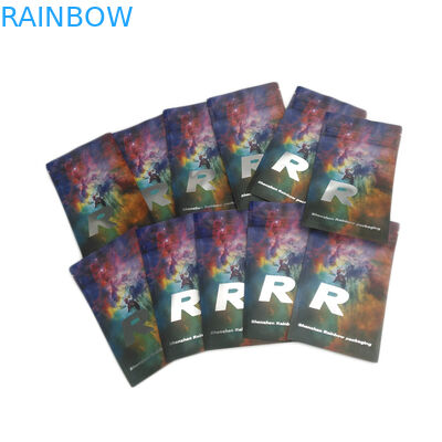 50 میلی گرم 70 میلی گرم 125 میلی گرم بچه اثبات کیسه کوچک Mylar سفارشی بوی ضد آب نبات مات Ziplock پلاستیک مواد غذایی Gummies کیسه های برش