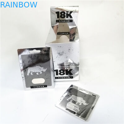 بسته بندی قرص تاول تقویت کننده مرد سفارشی جعبه کارت صورتی Pussycat