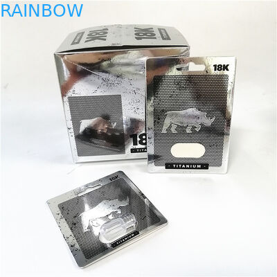 تبلیغات داغ فروش قرص های تقویت کننده کپسول مردانه بسته بندی کارت جعبه چاپ کارت کاغذی Pussycat صورتی