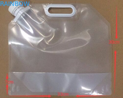 کیسه ایستاده مایع انرژی شفاف 50 میلی لیتر / 250 میلی لیتر با کیسه نوشیدنی فوران دار با بسته بندی فواره