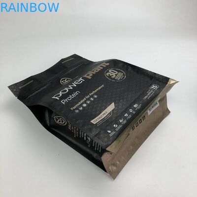 تخت پایین 500 گرم کیسه های بسته بندی پودر پروتئین VMPET CMYK