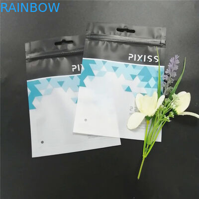 بسته بندی سفارشی کیسه های پلاستیکی مشکی با زیپ برای ابزار آرایش لباس و غیره