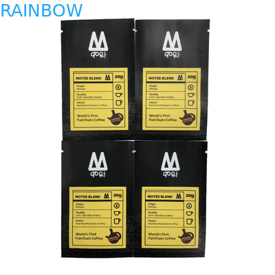 کیسه بسته بندی مواد غذایی کیسه ای تخت سه طرفه برای چاپ کیسه پلاستیکی دانه قهوه آب نبات