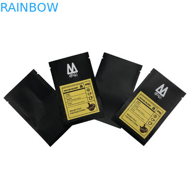 کیسه بسته بندی مواد غذایی کیسه ای تخت سه طرفه برای چاپ کیسه پلاستیکی دانه قهوه آب نبات