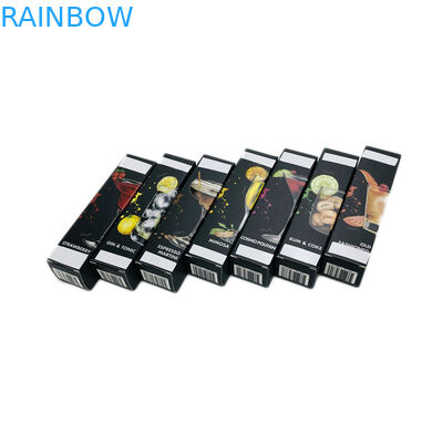 جعبه کاغذ سفارشی چاپ مات سیاه Uv برای بسته بندی روغن عطر / CBD