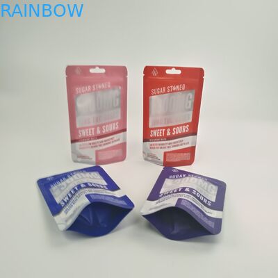 کیسه های سفارشی 3.5 گرم 7 گرم بچه اثبات کیسه های Runtz Jungle پسرانه ایستاده Doypack با دو زیپ