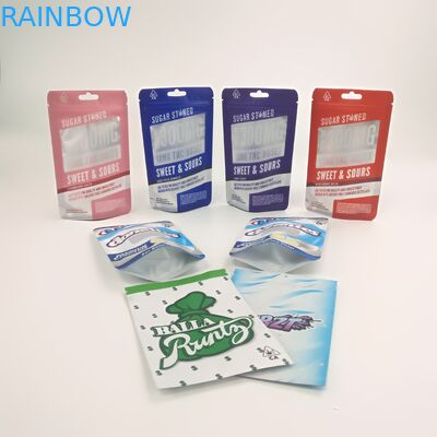 کیسه های سفارشی 3.5 گرم 7 گرم بچه اثبات کیسه های Runtz Jungle پسرانه ایستاده Doypack با دو زیپ