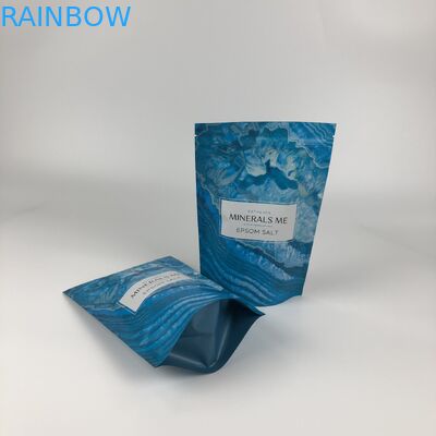 ایستاده کیسه زیپ پلاستیکی GMOPP VMPET با پنجره شفاف