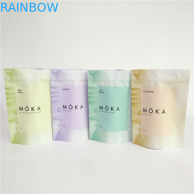 200G کیسه های فویل آلومینیوم 110 میکرون میلر قابل بازجویی CMYK