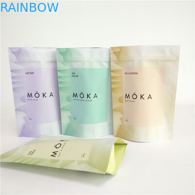 200G کیسه های فویل آلومینیوم 110 میکرون میلر قابل بازجویی CMYK