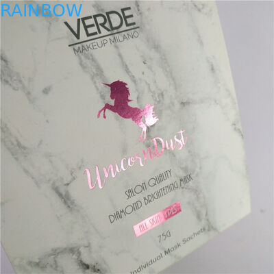 5ml 30ml کیسه بسته بندی ماسک مو کیسه مینی کرم دور چشم نمونه کیف مراقبت از پوست با جعبه نمایشگر کاغذی