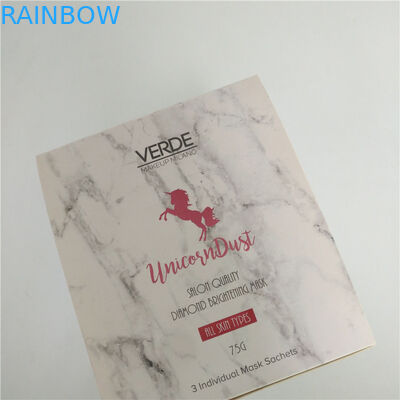 5ml 30ml کیسه بسته بندی ماسک مو کیسه مینی کرم دور چشم نمونه کیف مراقبت از پوست با جعبه نمایشگر کاغذی