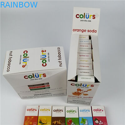 Vape Pens Cmyk Hologram کارت تاول کارتن جعبه مهر زنی داغ