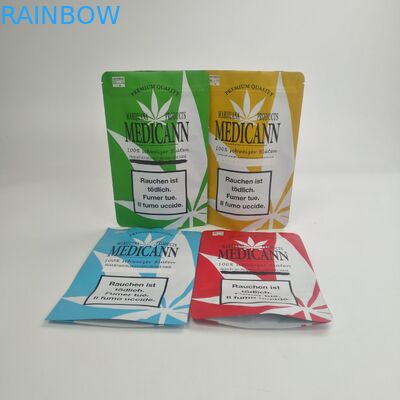 MOQ 100 عدد کیسه ضد کودک ضد بوی کیسه mylar کیسه خروج مقاوم در برابر کودک برای بسته بندی کلوچه های صمیمی گل CBD