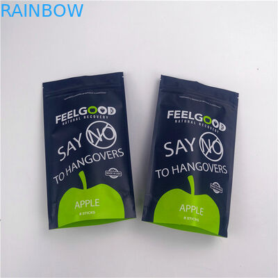 اسنک های خوراکی Mylar 110mic زیپ های ایستاده آرم سفارشی