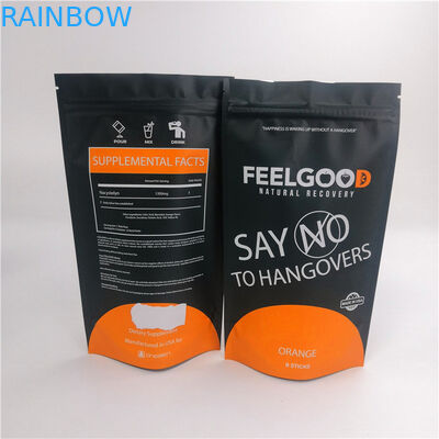 کیسه های ایستاده زیپ اسنک Mylar 120mic زیپ 20 * 15 * 8 سانتی متر برای غذا