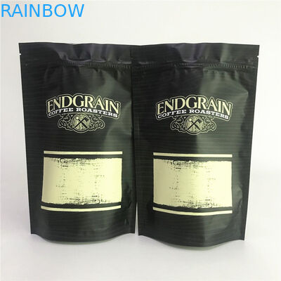 فویل آلومینیومی مات ایستاده کیسه ای بسته بندی کیسه های بسته بندی قهوه کیسه های Mylar