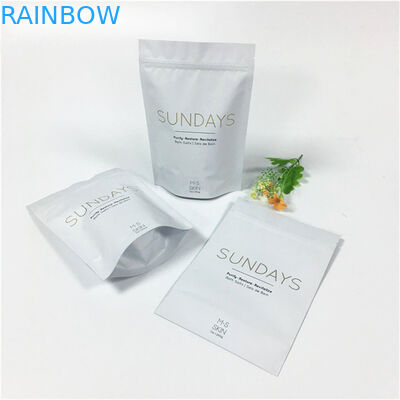 کیف چاپ زیپ پلاستیکی رنگ CMYK برای نمک های حمام