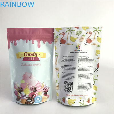 Stand Up Candy Gravure Printing MOPP کیسه های بسته بندی اسنک
