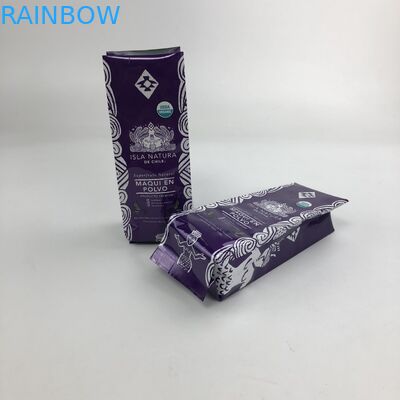 فیلم براق 250 گرم 1 کیلوگرم کیسه های بسته بندی Gusset جانبی VMPET