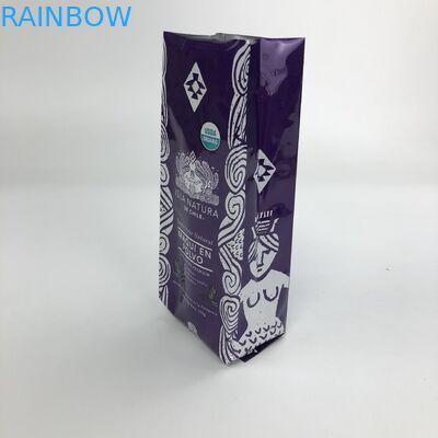 فیلم براق 250 گرم 1 کیلوگرم کیسه های بسته بندی Gusset جانبی VMPET