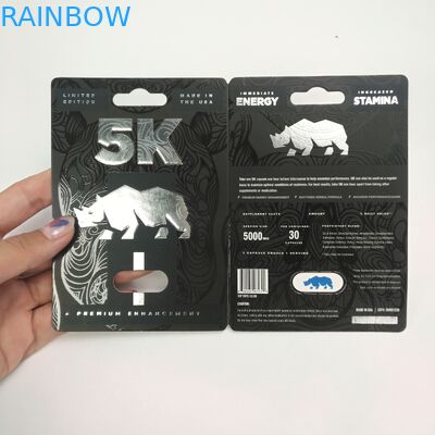 کارت های کاغذی تاول زده شده کپسول راینو 9x12cm سطح براق