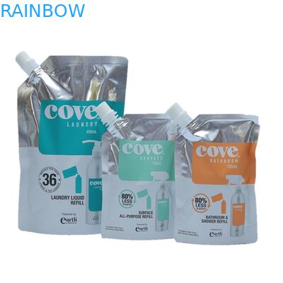 ضد عفونی کننده مایع ایستاده کیسه های ایستاده Doypack کیسه های شستشو شستشو