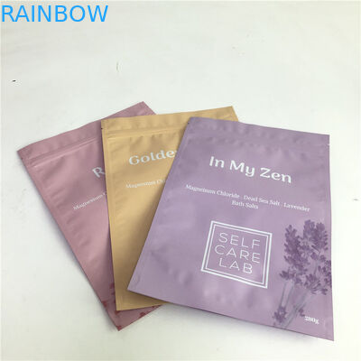 SGS ورقه ای OPP ایستاده کیسه فویل برای نمک حمام