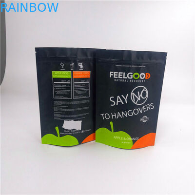 قیمت کارخانه کیسه های سد ایستاده با تراشه های اشک آور بسته بندی کیسه های زیپ