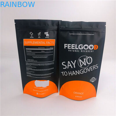 قیمت کارخانه کیسه های بسته بندی محصول پلاستیکی 200 گرم پودر خلاuum کیسه های مانع با زیپ