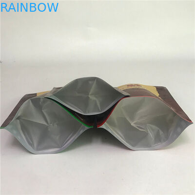 نمونه های چاپ دیجیتال کیسه های فویل آلومینیومی مات کیسه های سفارشی برای بسته بندی قهوه