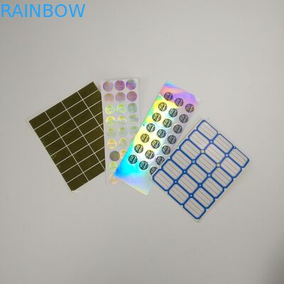 VMPET 60x60MM 20 میکرون برچسب فیلم هولوگرافی برای بطری