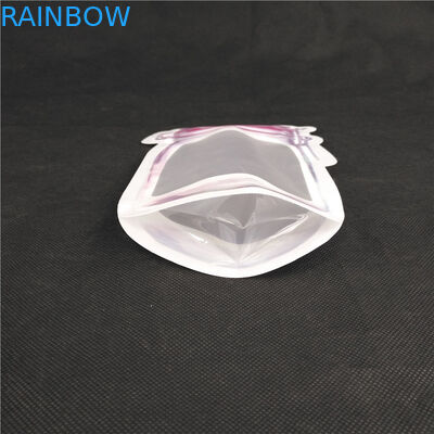 چاپ شکل ویژه آرم درجه مواد غذایی شیر شیر ژله مایع ایستاده بطری شکل بشکه