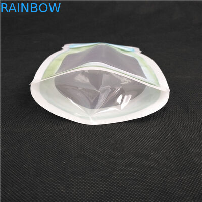 چاپ شکل ویژه آرم درجه مواد غذایی شیر شیر ژله مایع ایستاده بطری شکل بشکه