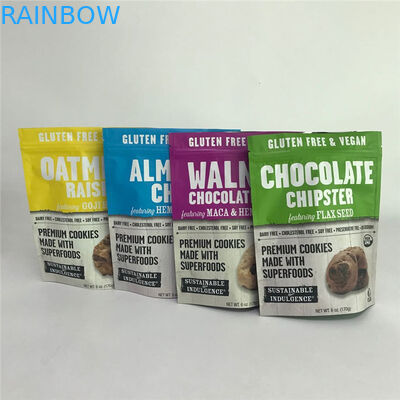 چاپ دیجیتال کیسه های بسته بندی مواد غذایی فویل آلومینیومی مات قابل تحقیق