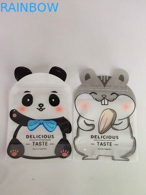 کیسه های بسته بندی براق ایستاده کیف های سفارشی با شکل خاص