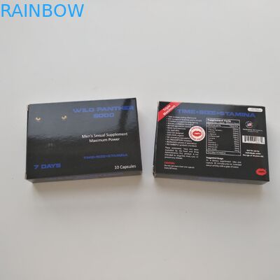 جعبه بسته بندی قرص مراقبت های بهداشتی کارت سفید چاپ سفارشی