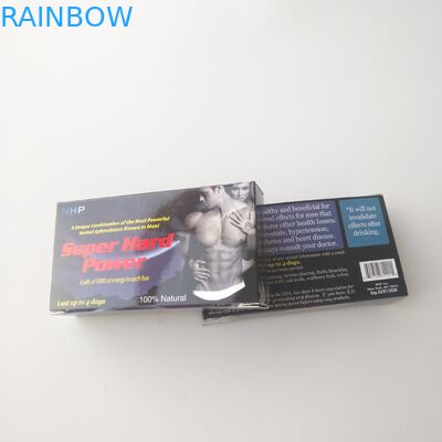 جعبه بسته بندی قرص مراقبت های بهداشتی کارت سفید چاپ سفارشی