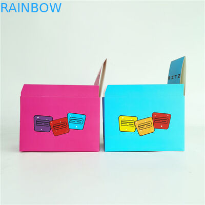 جعبه کاغذی چاپ سفارشی کیک جعبه شکلاتی مقوایی راه راه شکلاتی