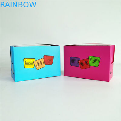 جعبه کاغذی چاپ سفارشی کیک جعبه شکلاتی مقوایی راه راه شکلاتی