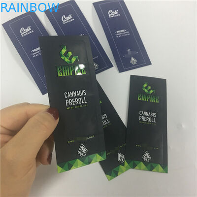 عمده فروشی بسته بندی پلاستیکی مهر و موم قابل استفاده مجدد Ziplock Custom Mylar Preroll Bag