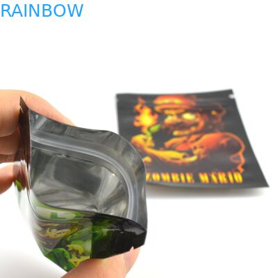 کیسه بسته بندی Mylar برای CBD Weeds Gummy Candy Candy Bear Holographic Zipper Bag Flavour گیاه گل گل توتون و تنباکو خشک